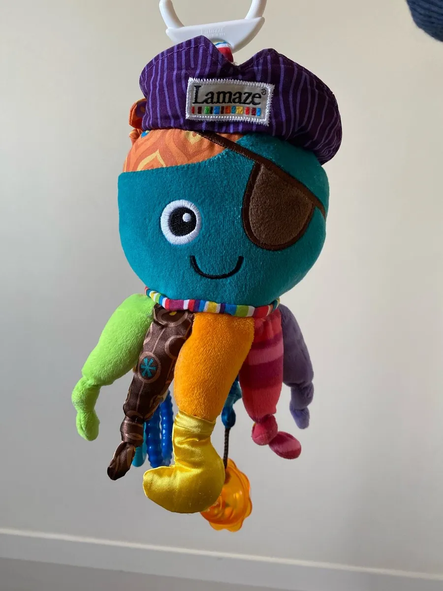 Lamaze Pirate Octopus 🐙 Sensory Chime Rattle - Image 2