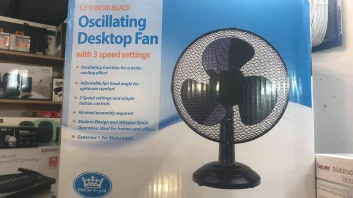 12" Desk Top Fan