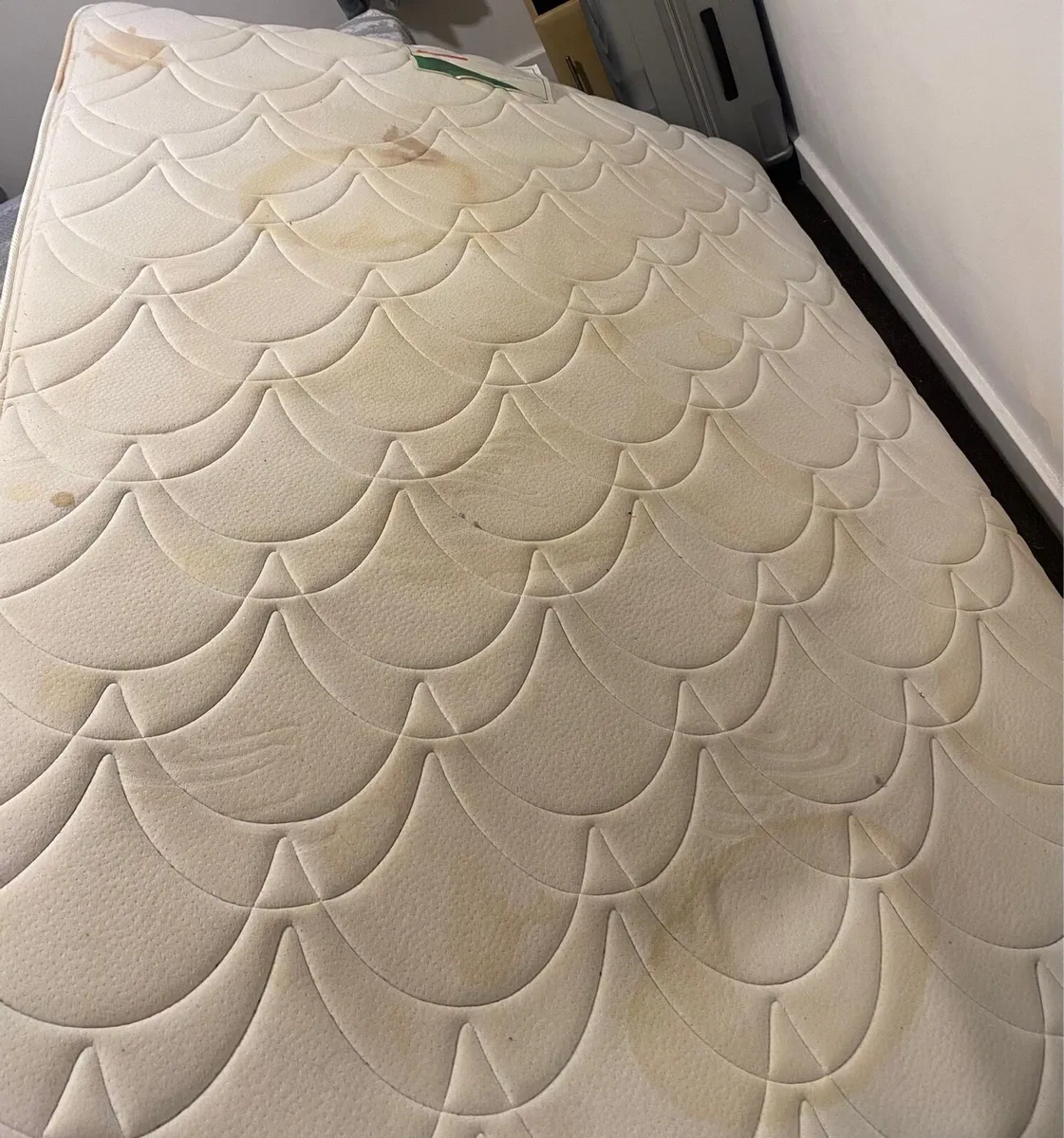 Small double bed and mattress - Image 1