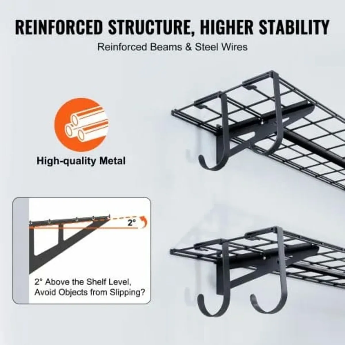 Garage Storage Shelving, 2 Pack, 4 x 1 ft Heavy Du - Image 4