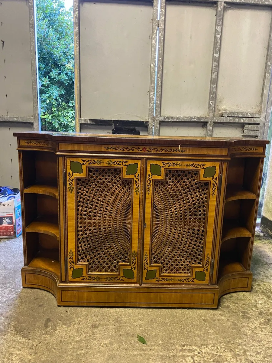 Ornamental Hall Cabinet and nest of tables - Image 1