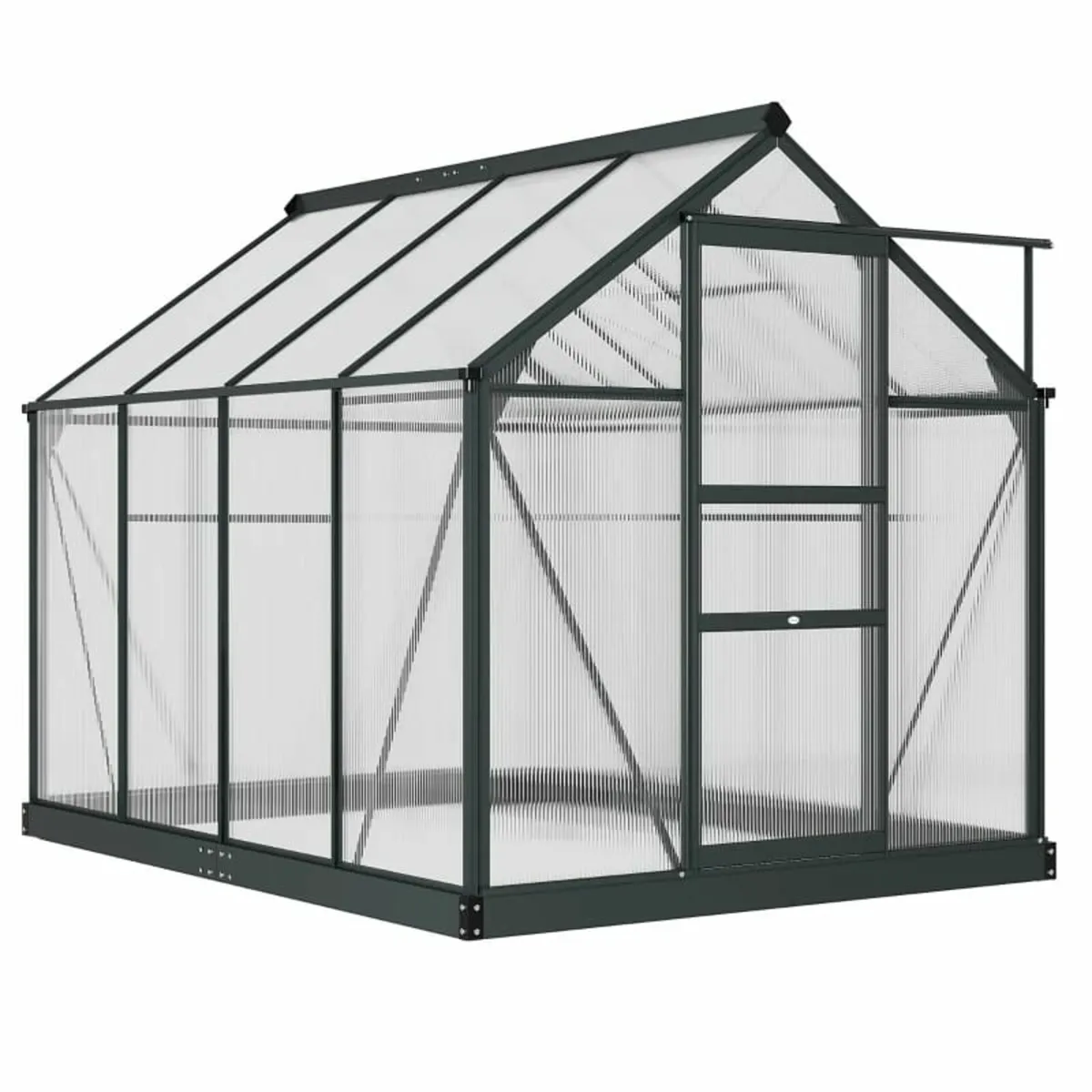 6 x 8ft Polycarbonate Greenhouse, Large Walk-In Gr - Image 1