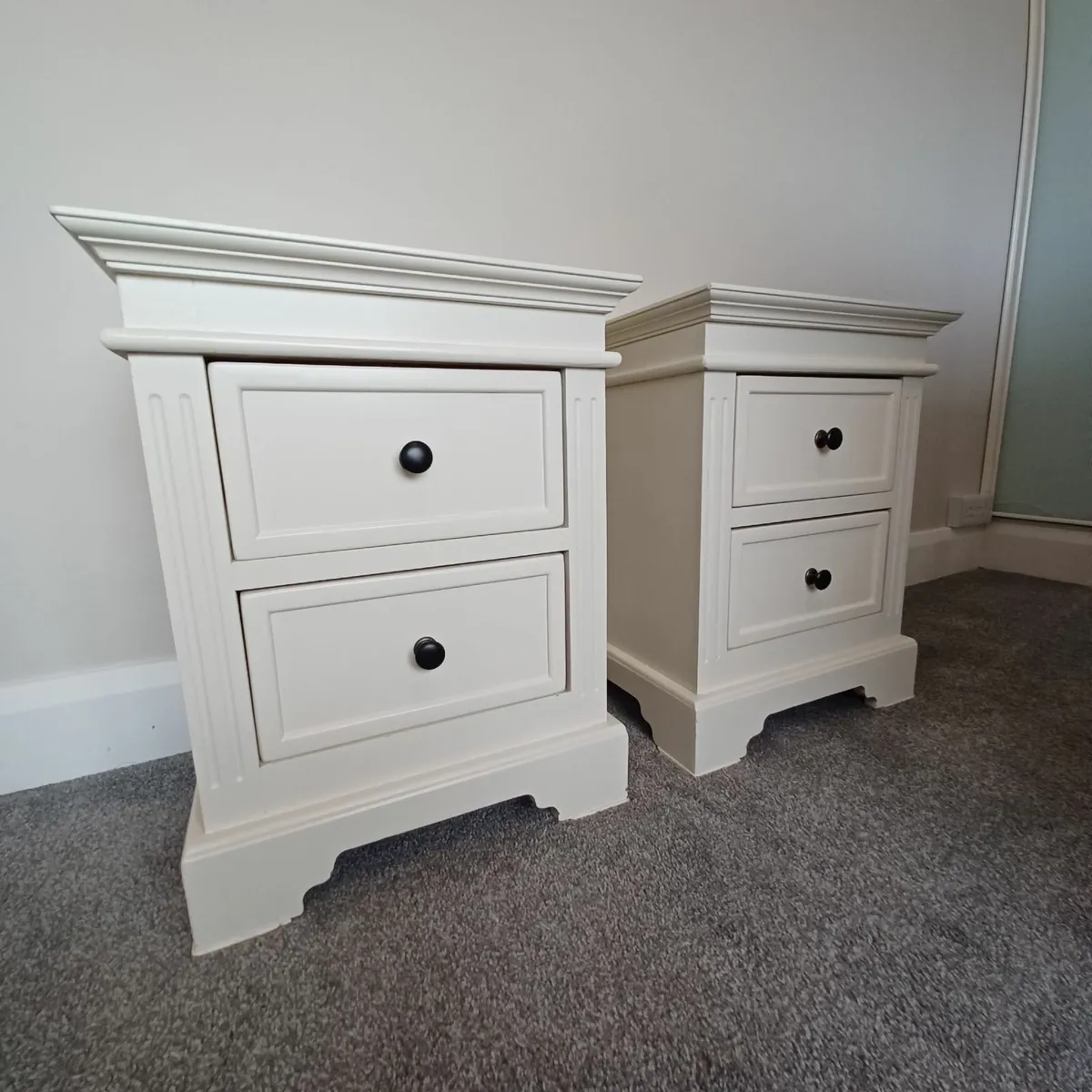 Super King Bed Frame & Bedside Lockers - Image 3