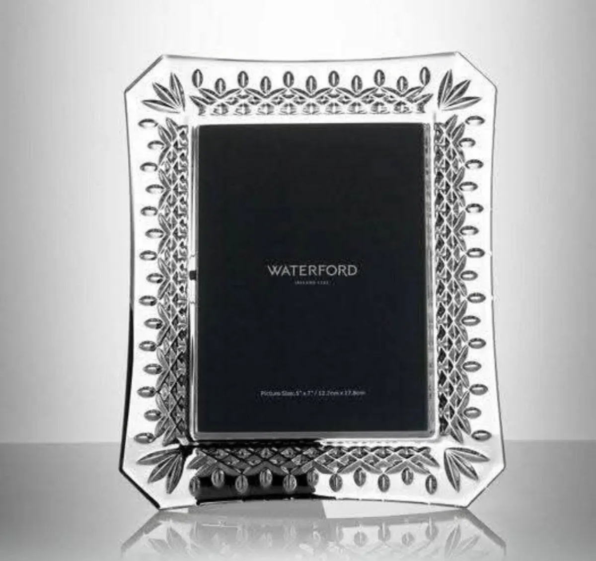 Waterford Lismore 5x7 Crystal Picture Frame – New - Image 1