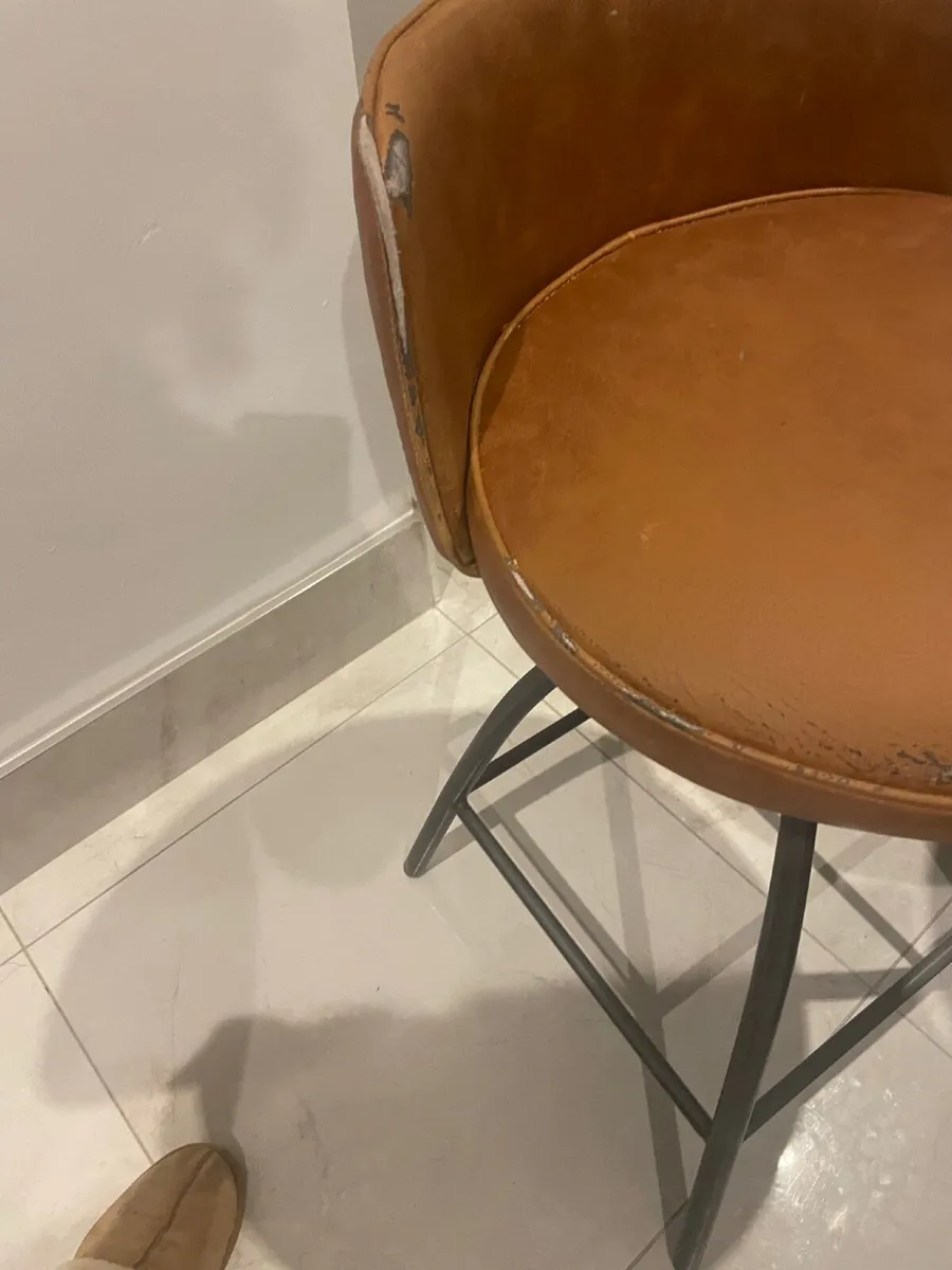 Counter stools x 3 - Image 2