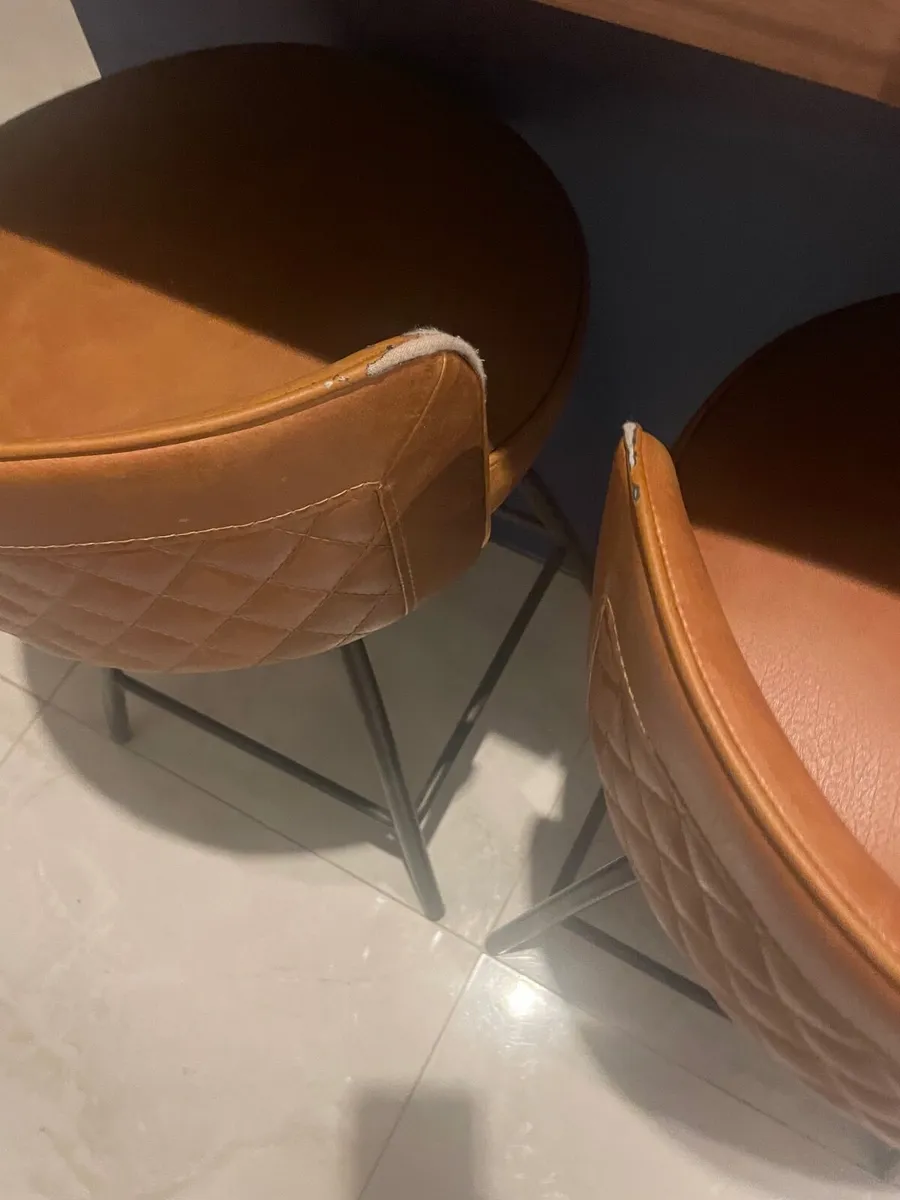 Counter stools x 3 - Image 4