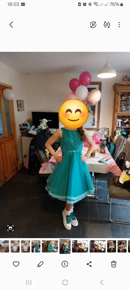 Confirmation dress with converse hightops with gre