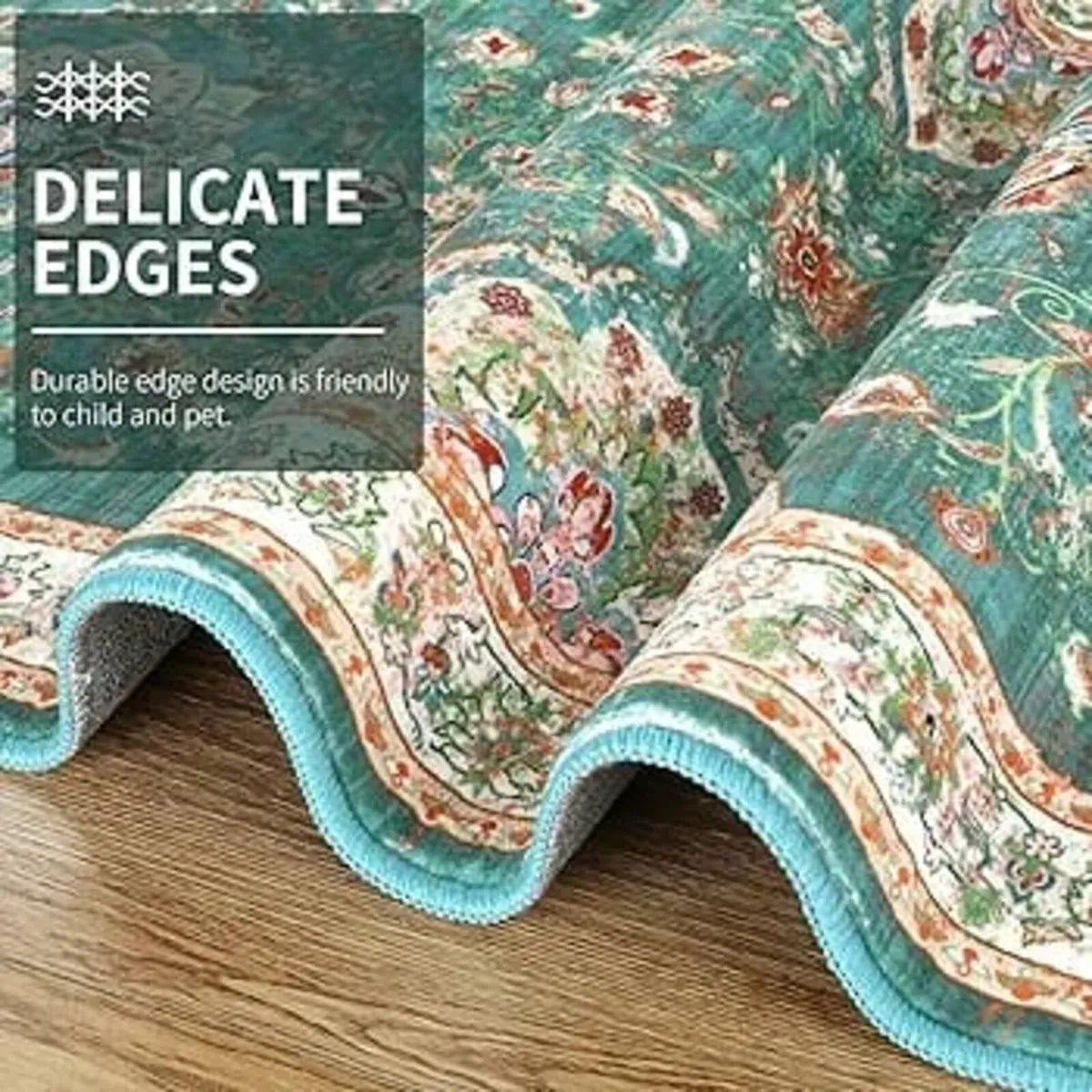 Extra Long Runner Rugs for Hallway, Vintage Kitche - Image 2