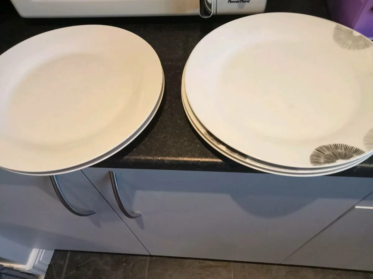Dinner plates and saucers free to take - Image 4