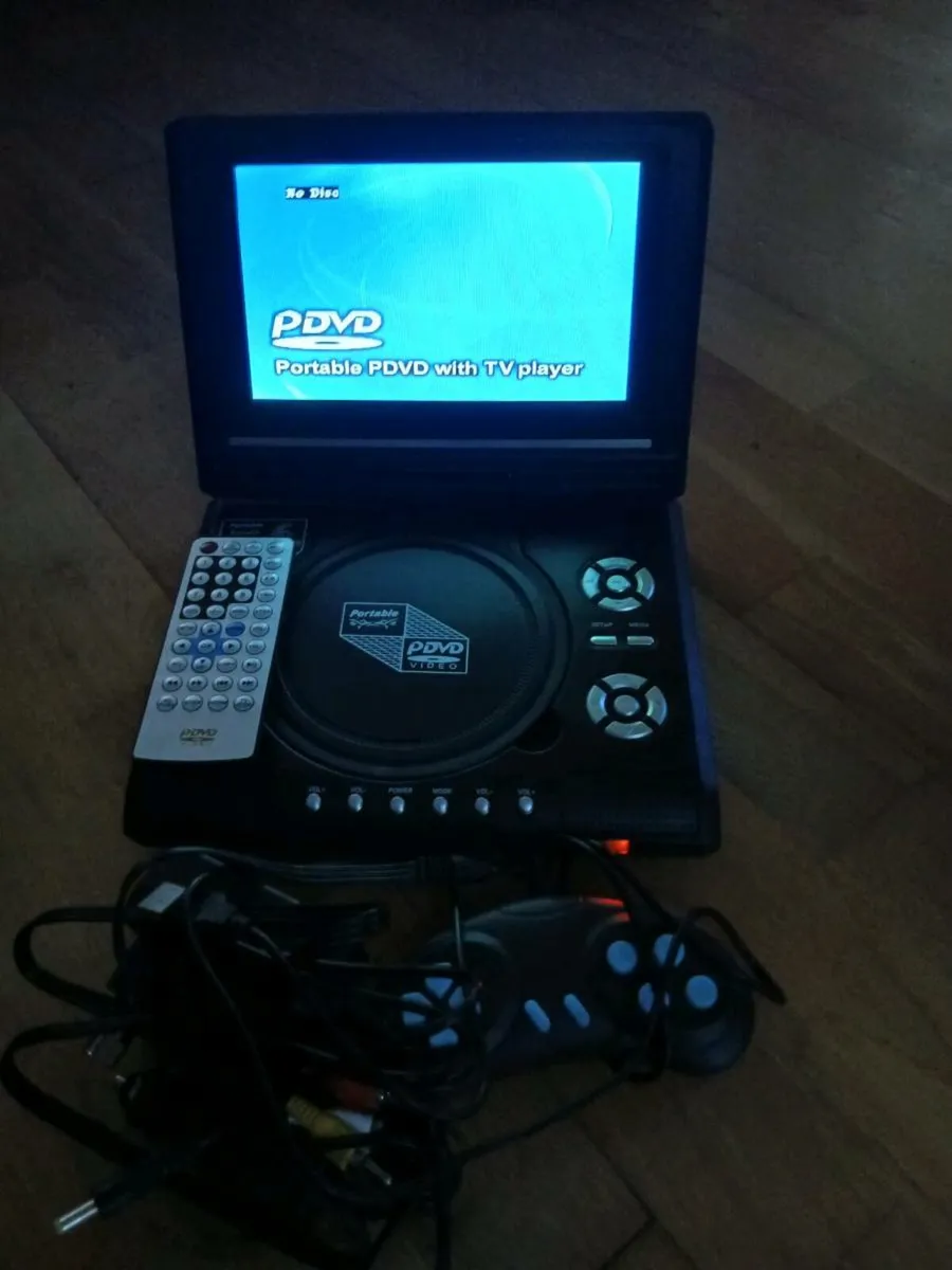 Portable tv dvd player new with games can deliver - Image 2