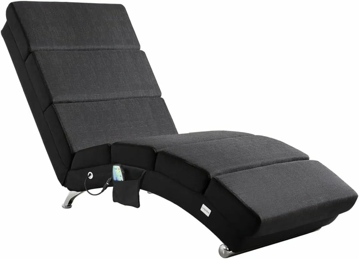 Heated Lounger with Massage Modes and Timer - Image 3