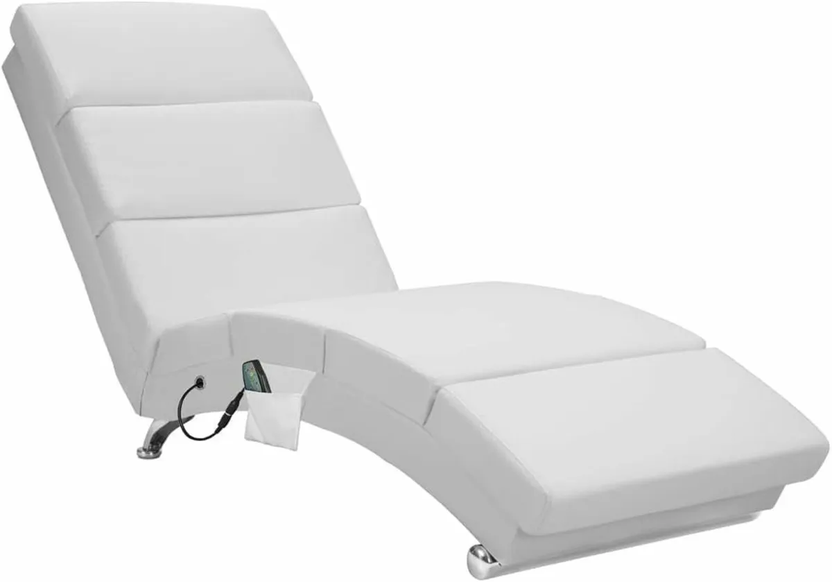 Heated Lounger with Massage Modes and Timer - Image 1