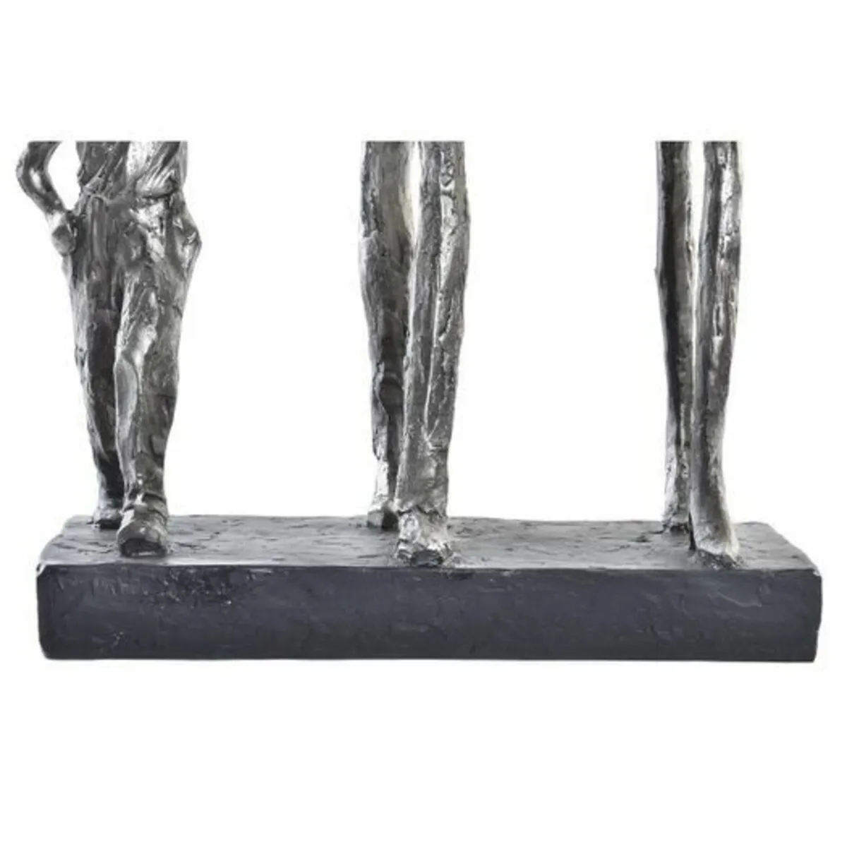 Family Decorative Figure – Silver & Black Resin (2 - Image 3