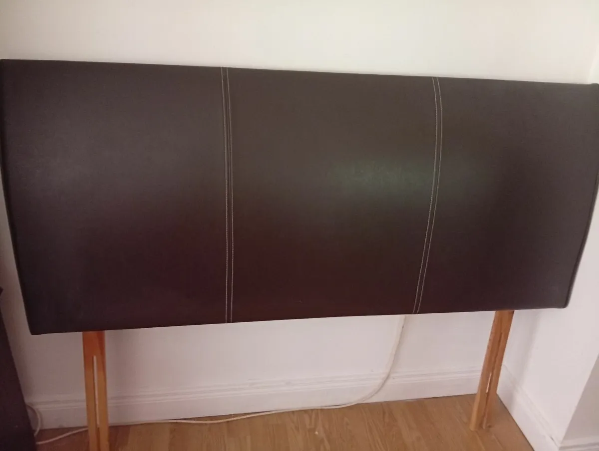 Quality Leather King Size Headboard - Image 3