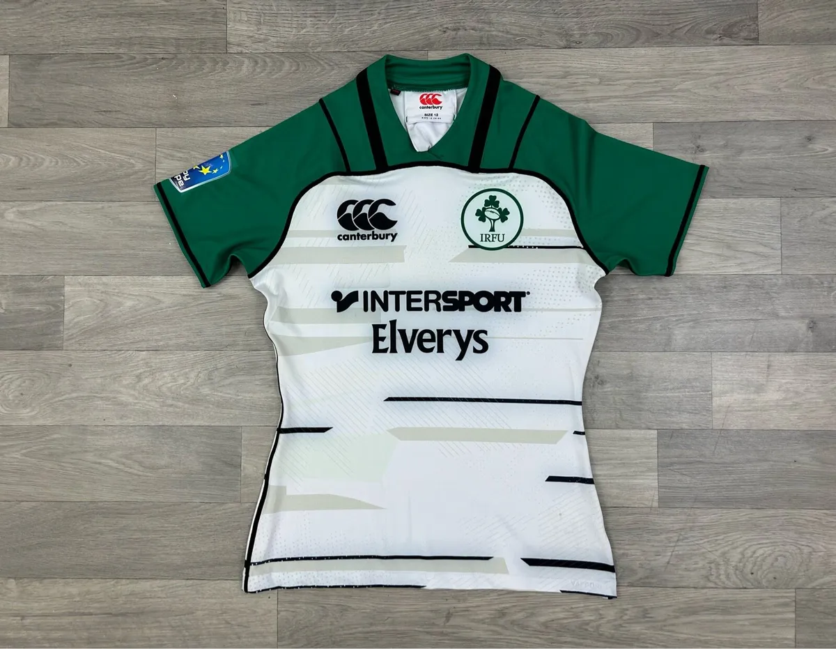 Canterbury Ireland Rugby Sevens Match Worn Jersey - Image 2