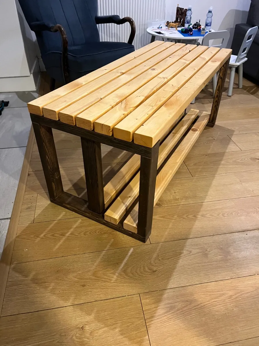 Pine bench - Image 2