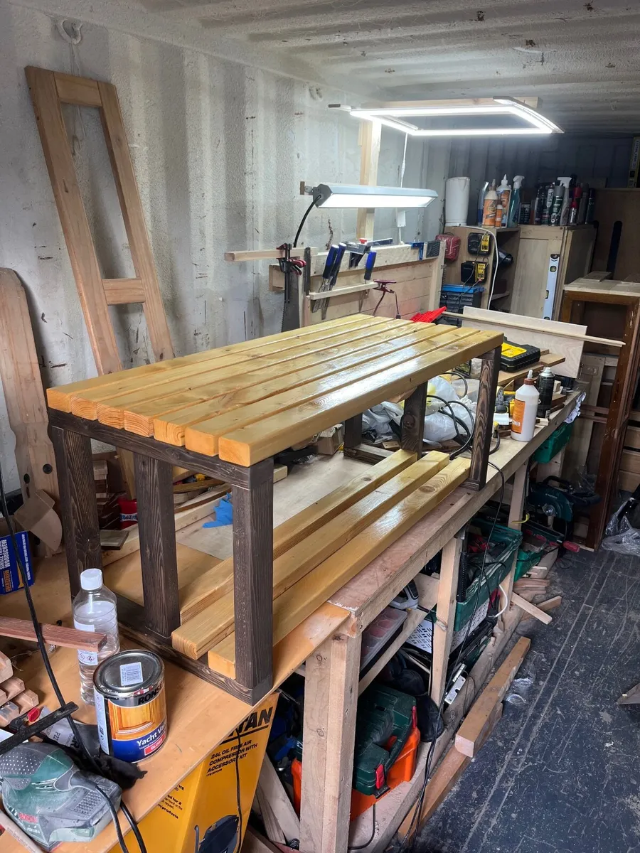 Pine bench - Image 4