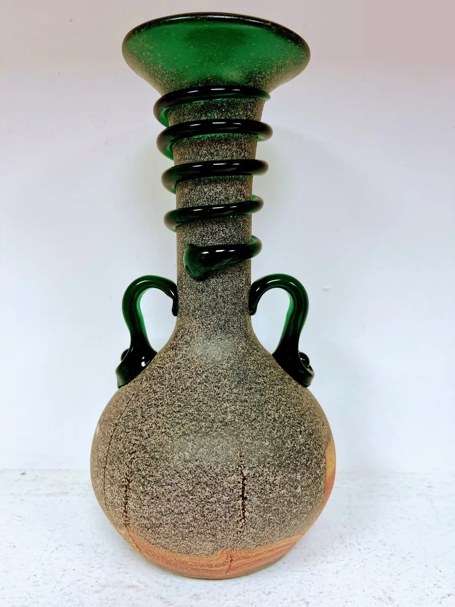 Vintage Murano Scavo glass vases 1960s - Image 4