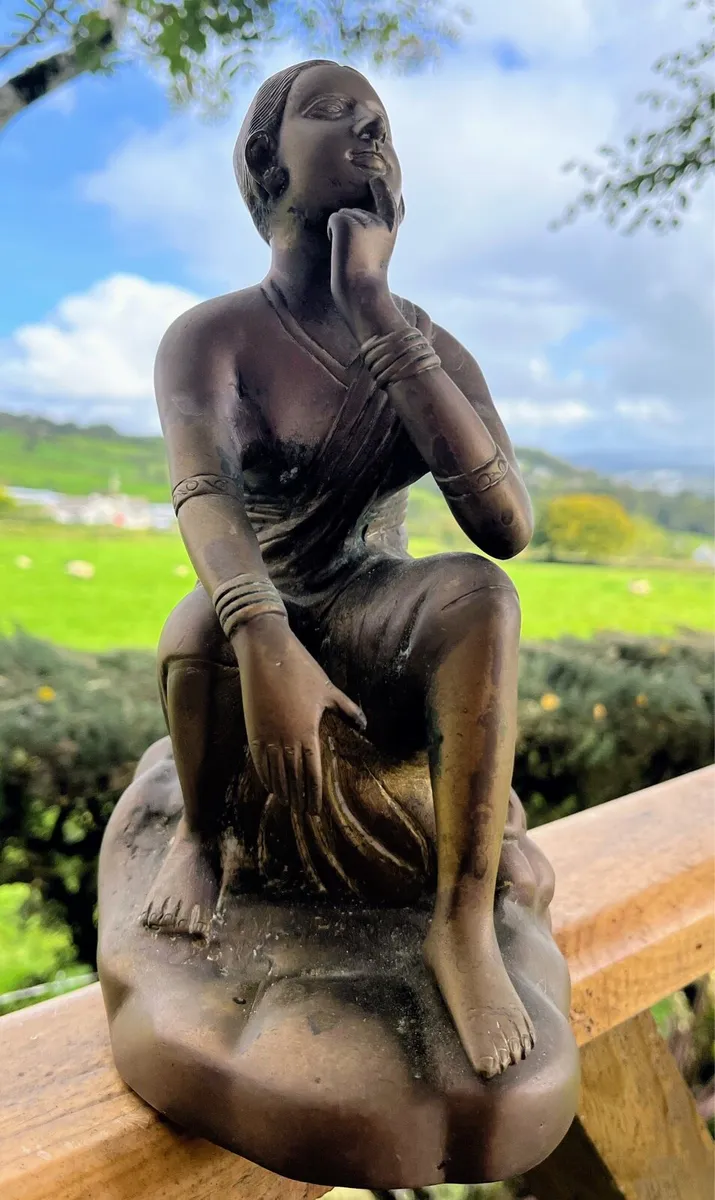 Vintage brass sculpture. - Image 3