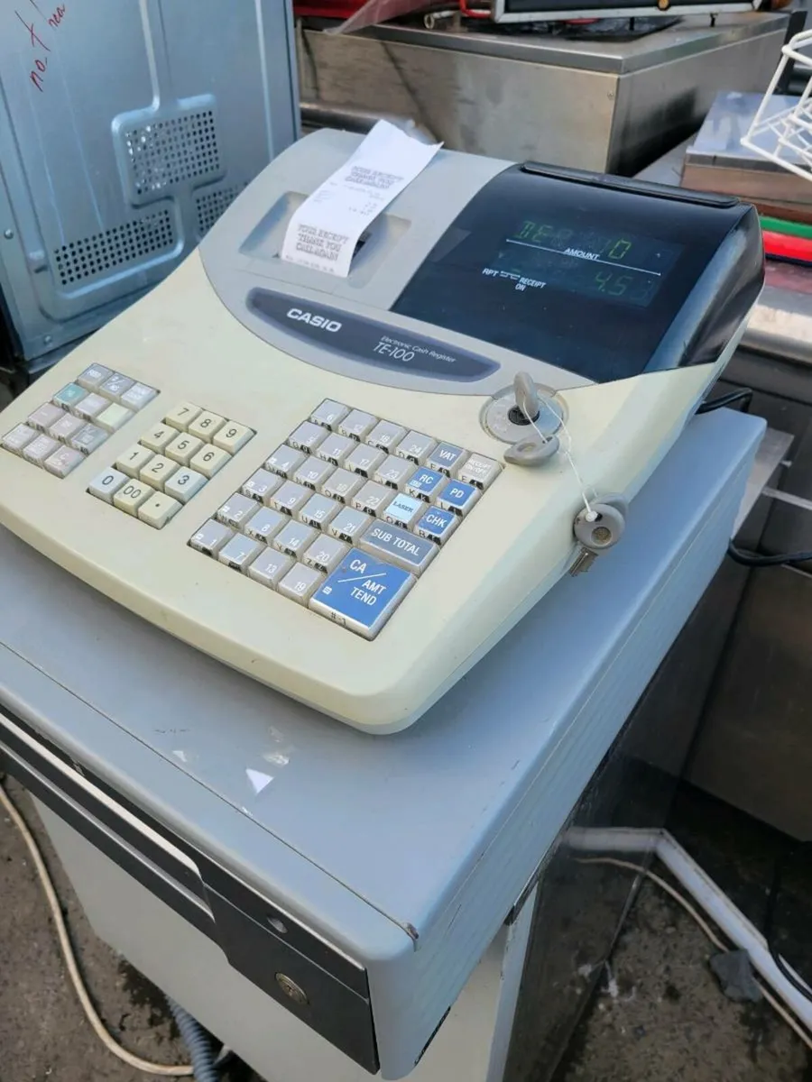 Cash Register CASIO TE-100 - Image 1