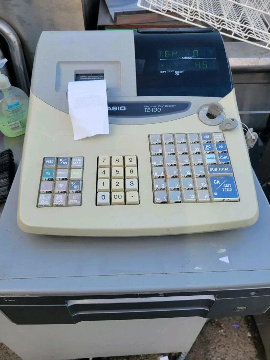 Cash Register CASIO TE-100 - Image 2