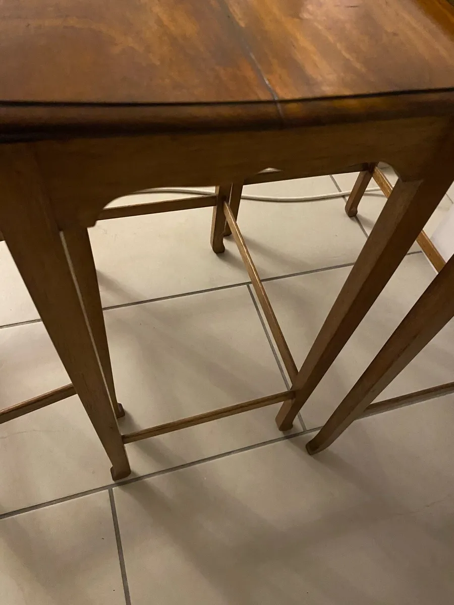 Vintage Timber Nest of Tables - Image 4