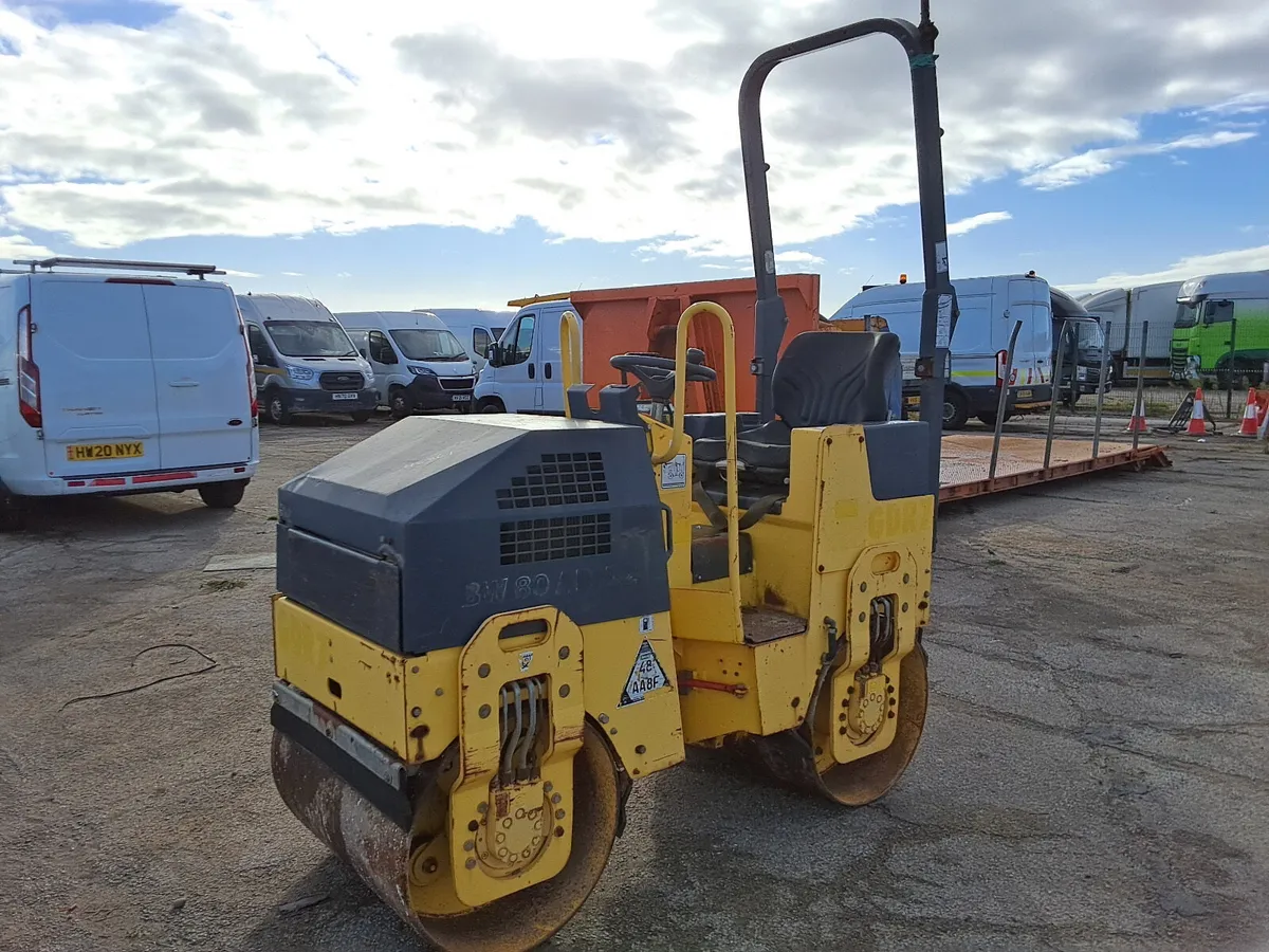 2008 BOMAG 80 ADH-2 Vibrating Roller 302 hrs - Image 1