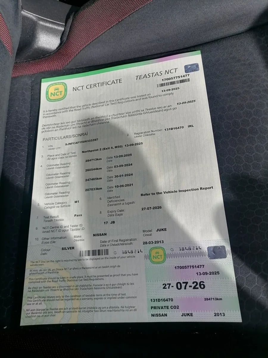 Nissan Juke 2013  SPORT  New timing belt kit done - Image 4