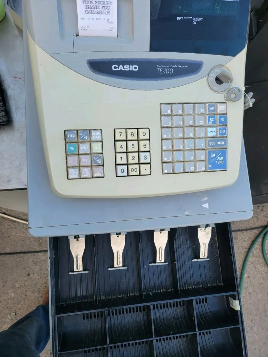 Cash Register CASIO TE-100 - Image 4
