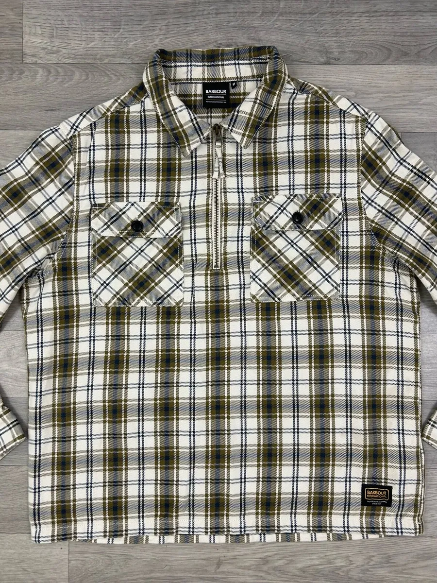Barbour International Half Zip Overshirt Jacket - Image 2