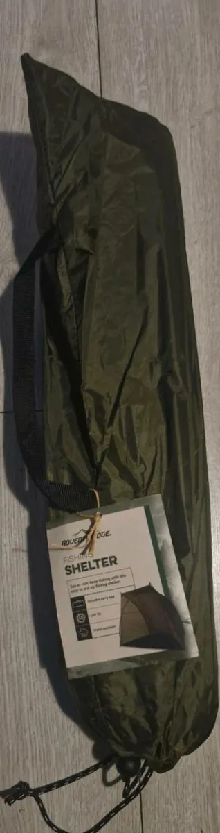 Fishing shelter, with carry bag tent pegs,guy rope - Image 2