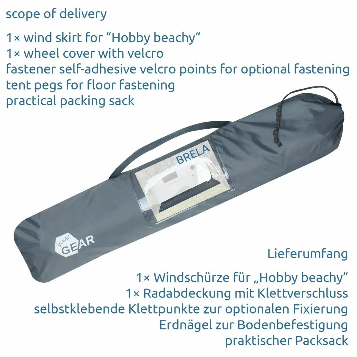 Draftskirt - Floor apron caravan apron Motorhome a - Image 2