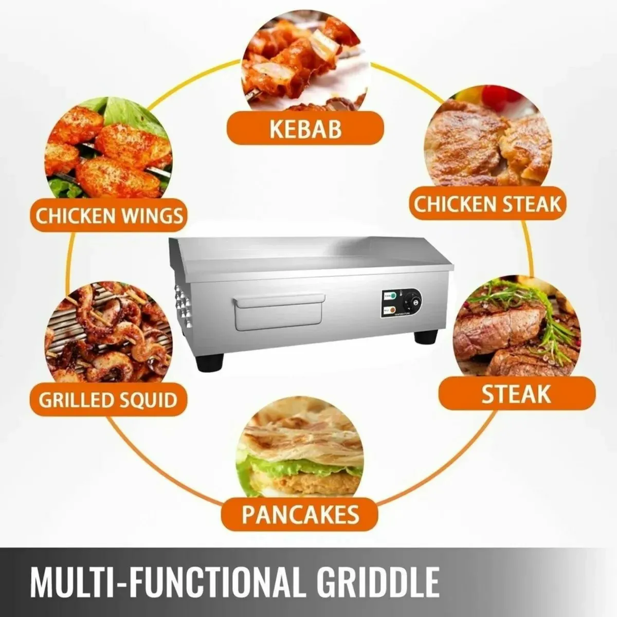 Electric Griddle Hotplate Commercial Flat Grill - Image 3
