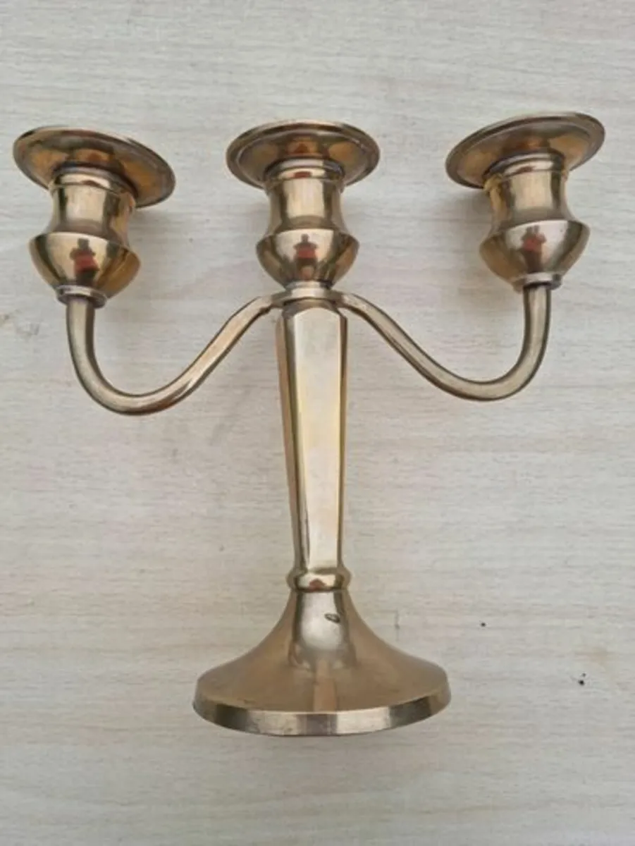 Vintage brass candlestick - Image 4