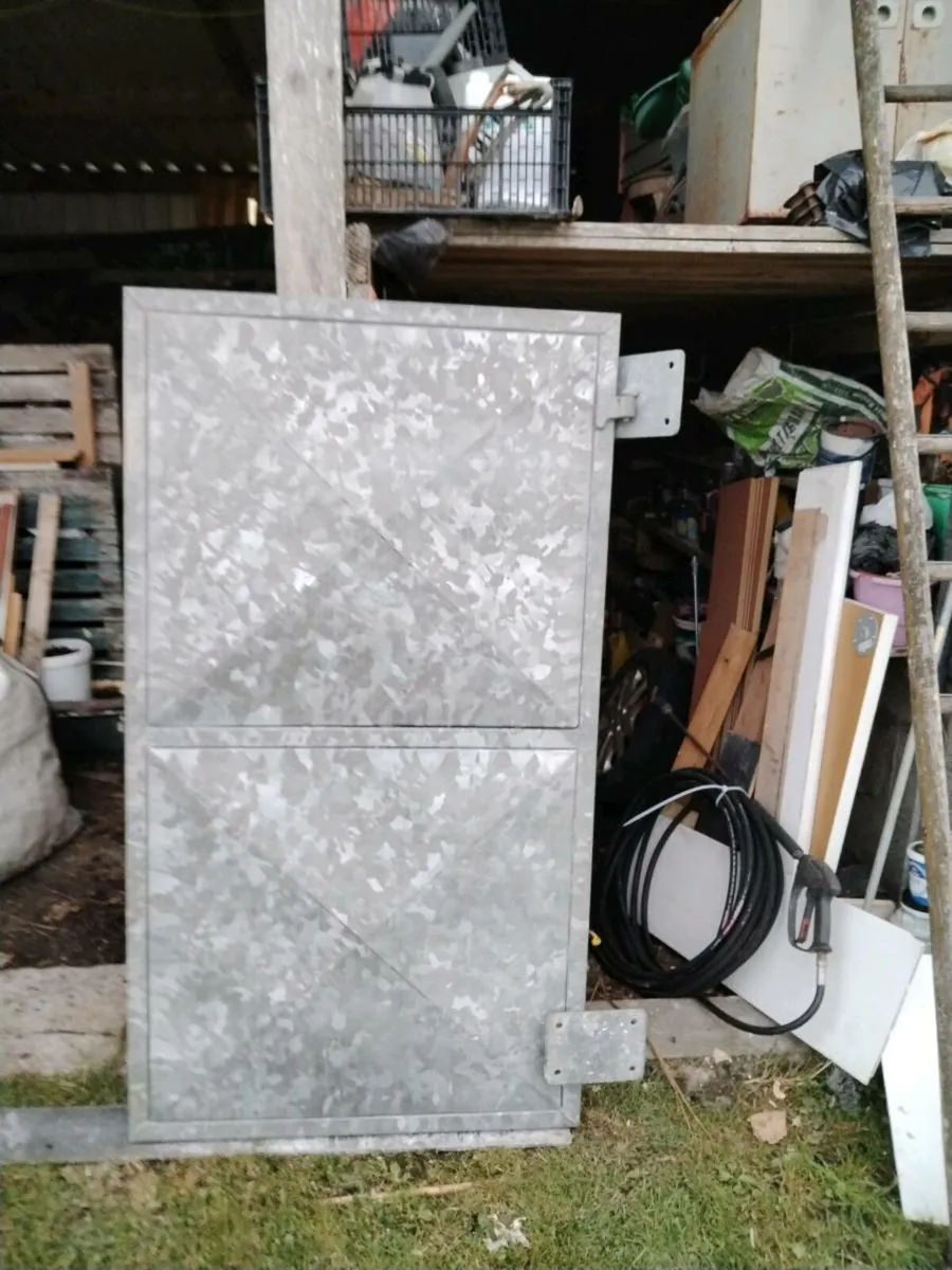 Galvanized security door - Image 2