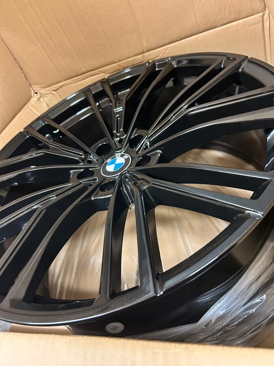 20'' BMW black rims + Tyres - Image 2