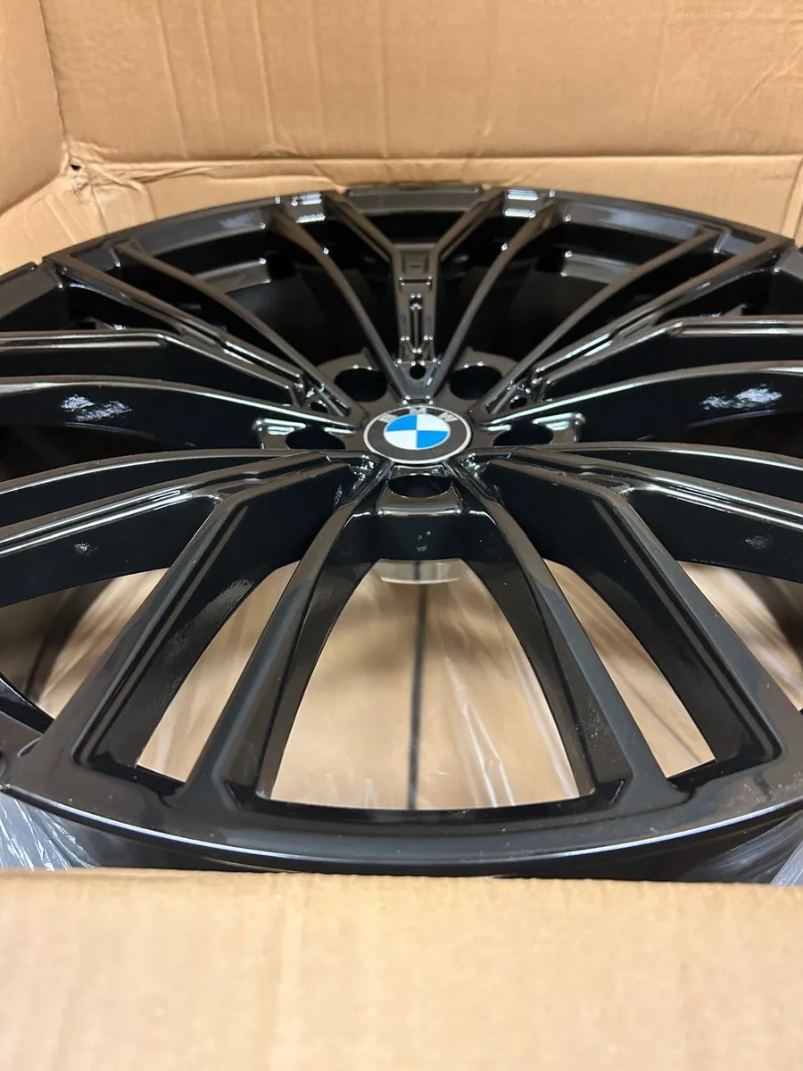 20'' BMW black rims + Tyres - Image 3