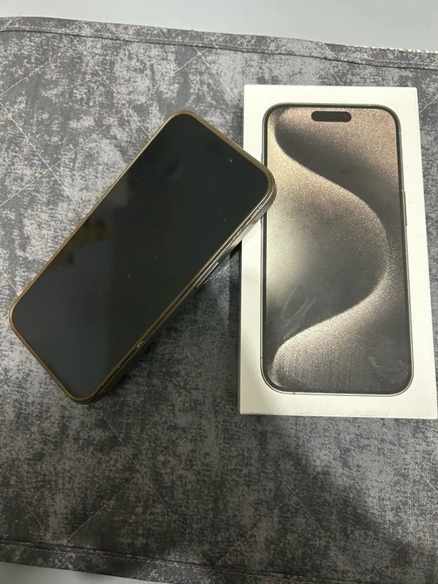 iPhone 15 Pro Natural Titanium Unlocked 128GB - Image 1