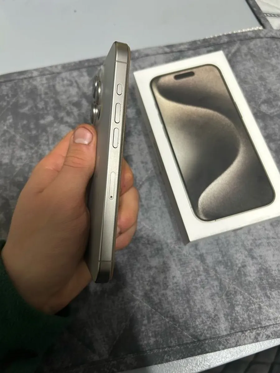 iPhone 15 Pro Natural Titanium Unlocked 128GB - Image 3