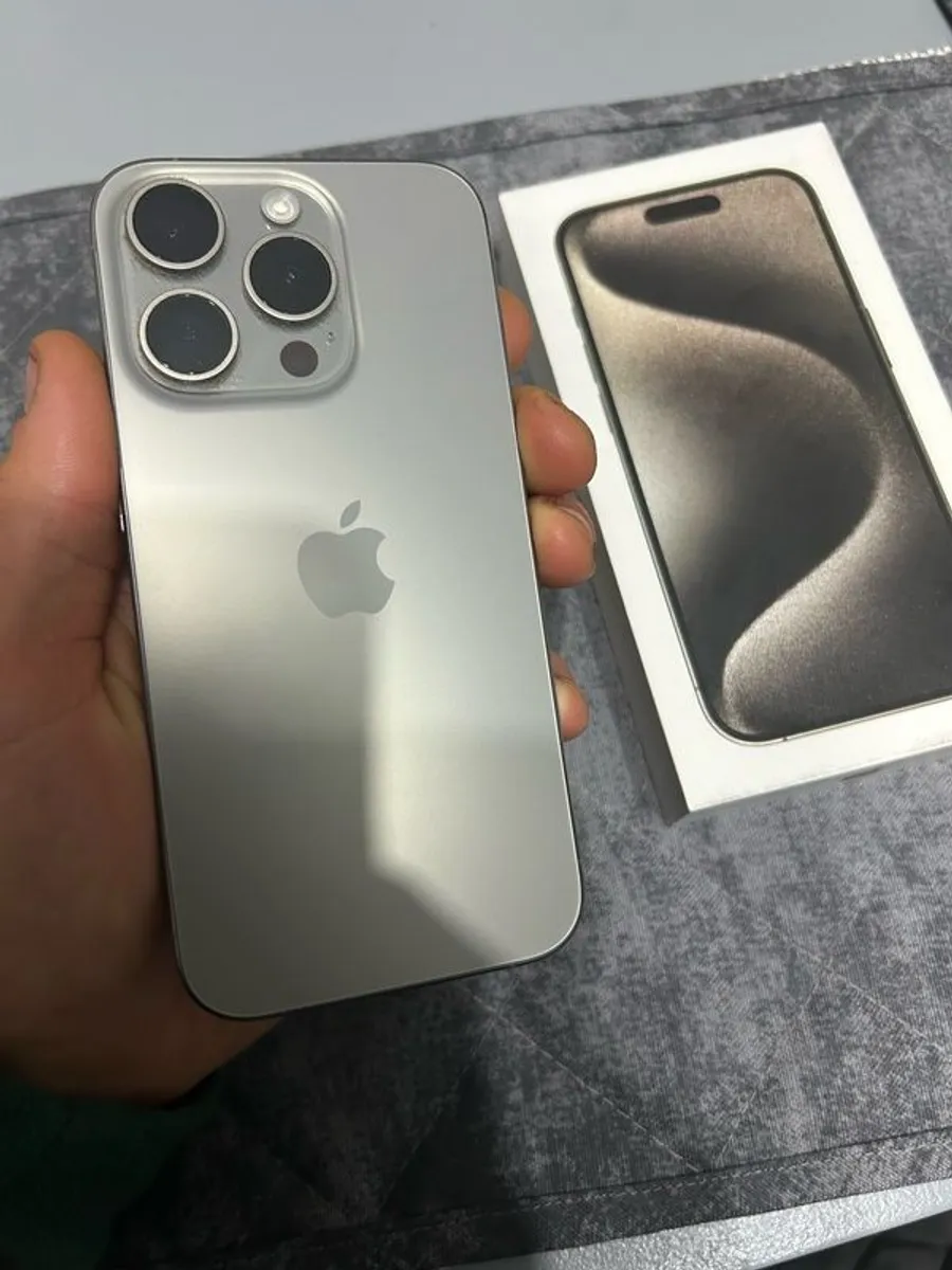 iPhone 15 Pro Natural Titanium Unlocked 128GB - Image 4