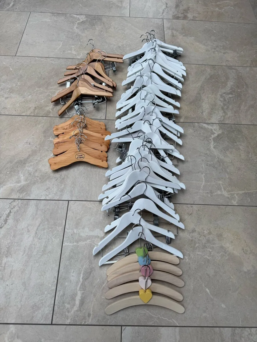Baby/Toddler wooden hangers FREE