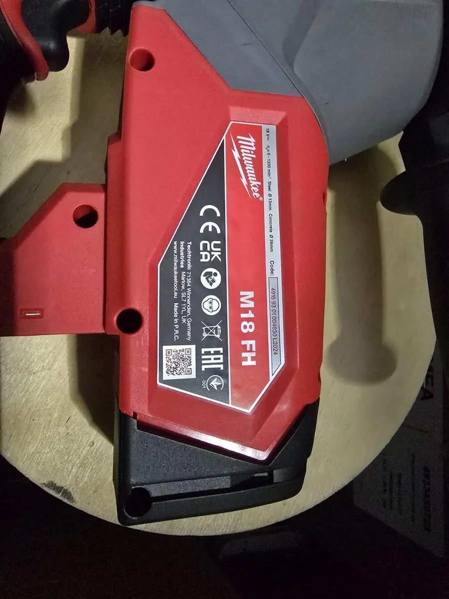 Milwaukee M18FH-0 Fuel SDS + Hammer (Bare Unit) - Image 2