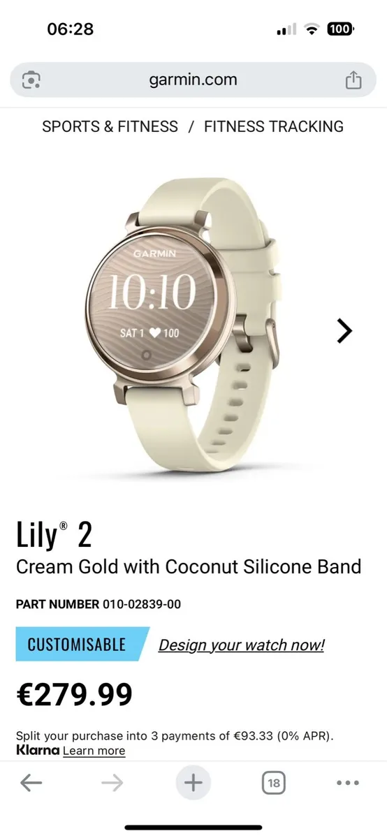 Brand-new garmin lily 2 - Image 1