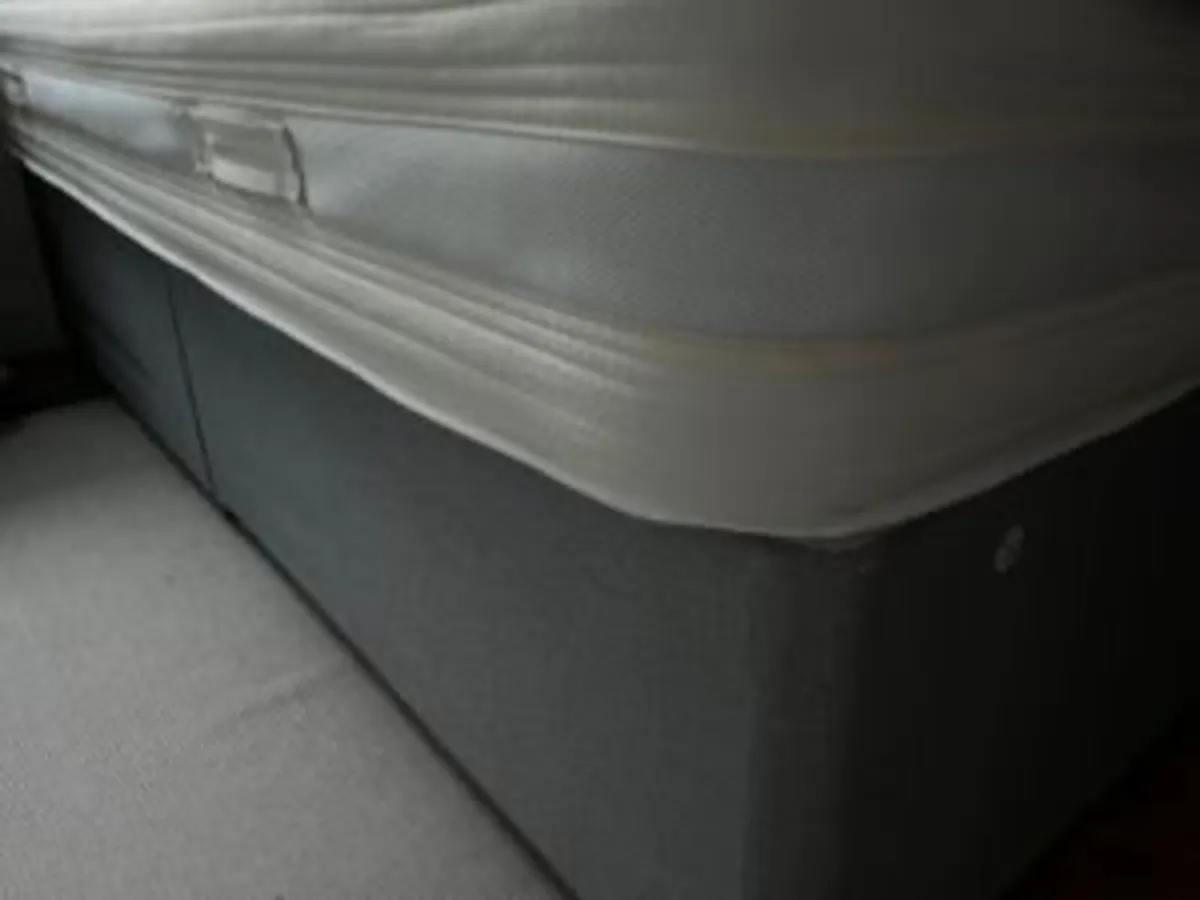 King size divan base and mattress - Image 1