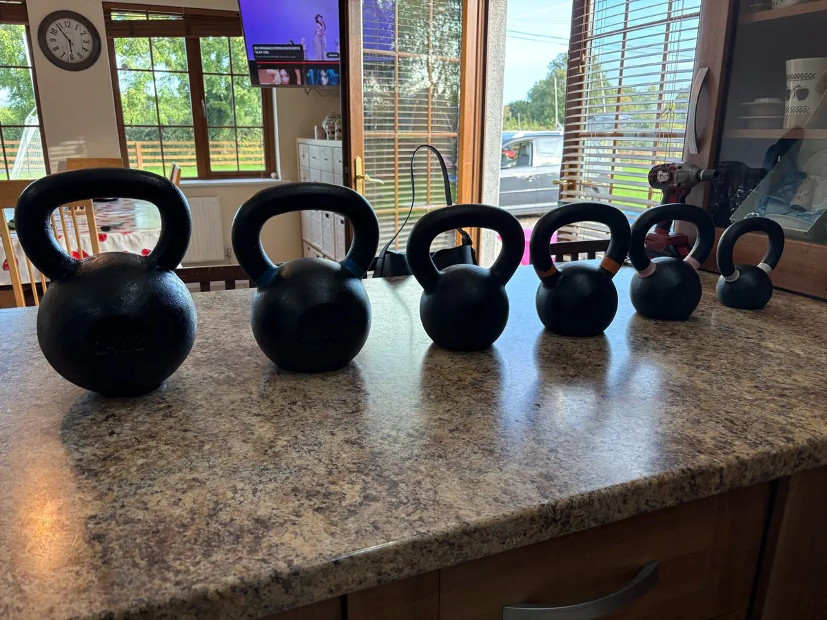 METAL KETTLEBELLS, GREAT COLLECTION,SELLING CHEAP! - Image 1