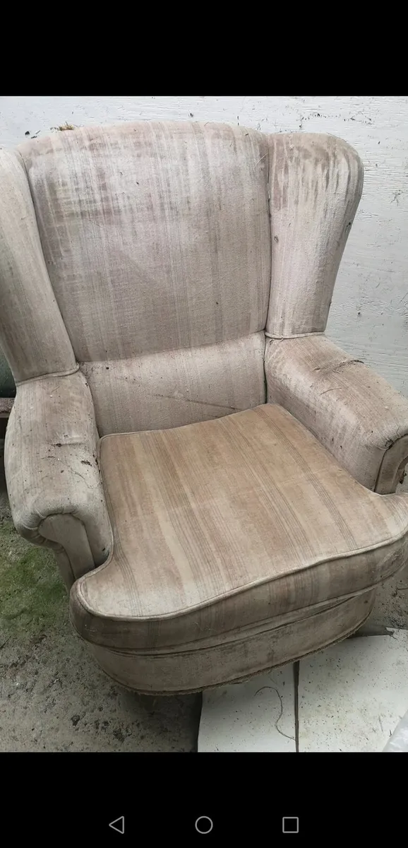 Wing Chair (Requires Reupholstering) - Image 1