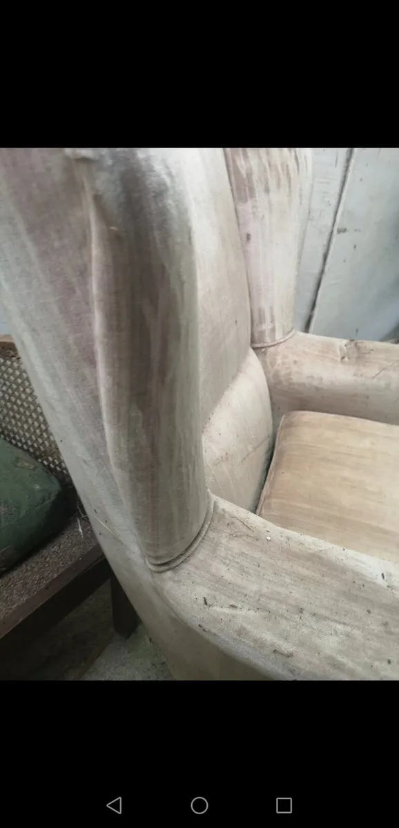 Wing Chair (Requires Reupholstering) - Image 3