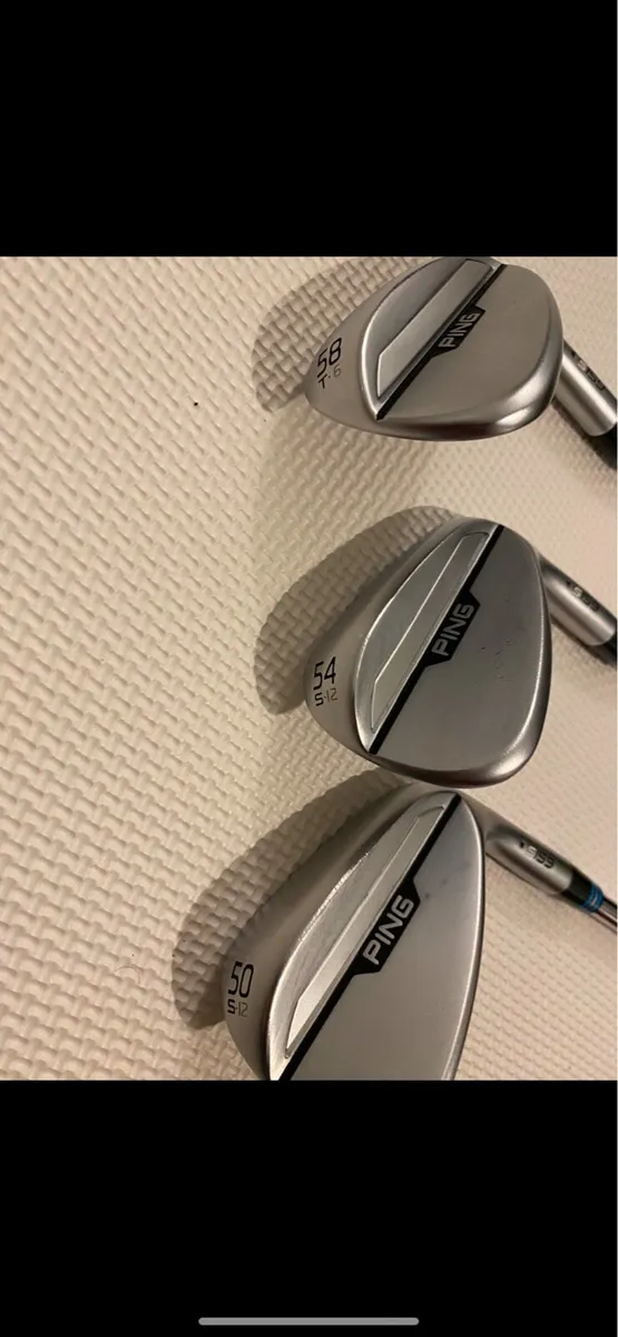Ping S159 Wedges 50/54/58 with Upgraded Shafts - Image 1