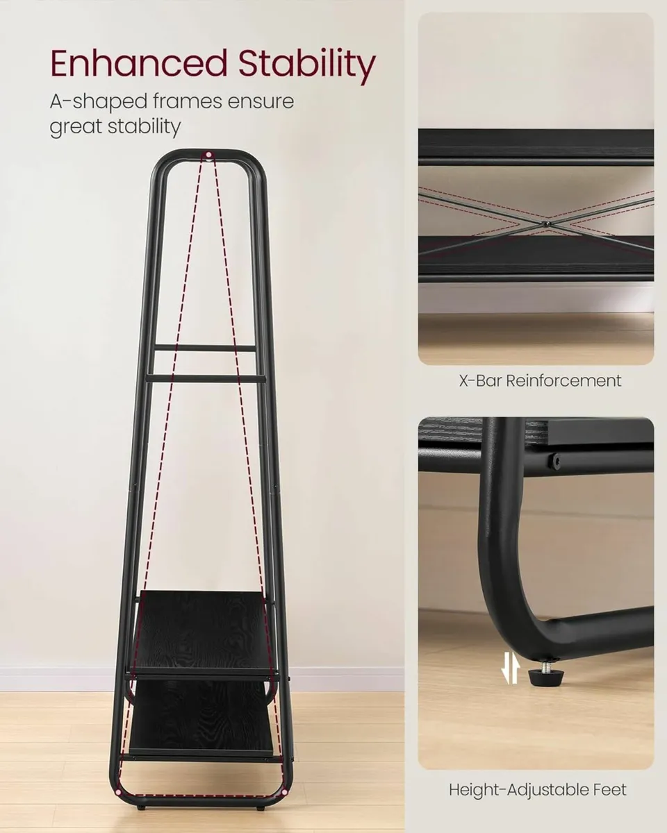 New Industrial Clothes Rail,2 Shelves - FREE P&P - Image 3