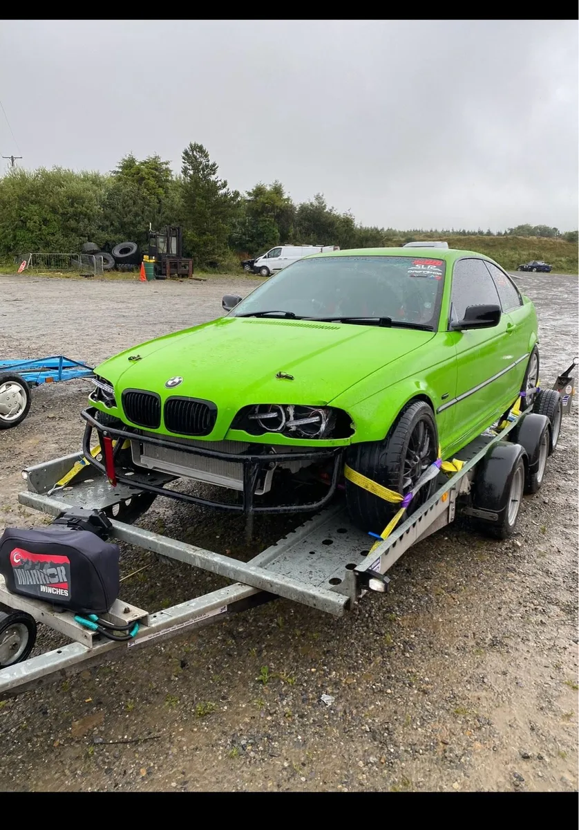 BMW e46 drift car and trailer - Image 1